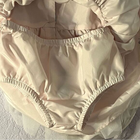 Mia & Mimi Infant Baby Adorable Pink and Blue Lace Dress with Bloomers NEW! - Picture 10 of 16